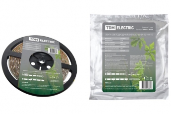 Лента светодиодная SMD5050 14,4Вт 12В желтый IP54 5м | SQ0331-0173 | TDM