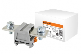 Клемма болтовая силовая КБС-150 кв.мм. серая 300А | SQ0833-0108 | TDM