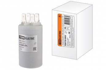 Конденсатор ДПС, 450В, 2мкФ, 5%, плоский разъем | SQ0739-0003 | TDM