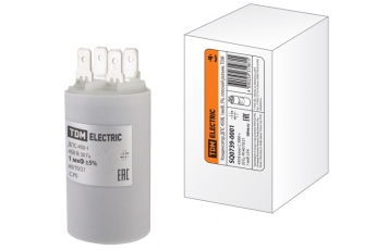 Конденсатор ДПС 450В, 1мкФ, 5%, плоский разъем | SQ0739-0001 | TDM