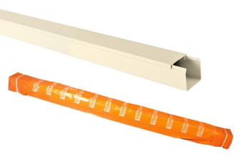 Кабель-канал 12х12 слоновая кость (140м) | SQ0402-0501 | TDM