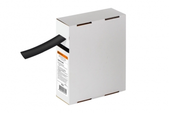 Термоусаживаемая трубка ТУТнг 16/8 черная в коробке (10 м/упак) | SQ0518-0441 | TDM