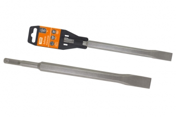 Зубило плоское 20?250 мм, SDS-Plus, пластиковый держатель, 1 шт, 