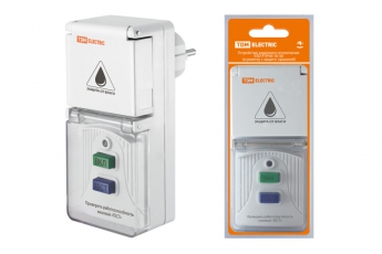 Выключатель дифференциальный (УЗО) УЗО-Р-IP44-16-30 (в розетку с защ. крышкой) 16А 30мА IP44 | SQ1512-0003 | TDM