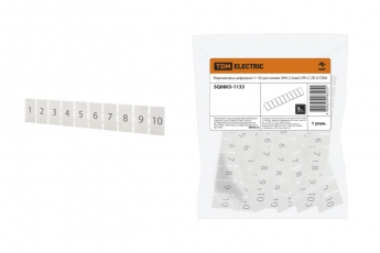 Маркировка цифровая (1-10) для клемм ЗНН-2,5мм2 (Ph-C ZB 5) | SQ0803-1133 | TDM