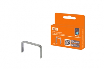 Скобы закаленные 12 мм, тип 140, 1000 шт, 