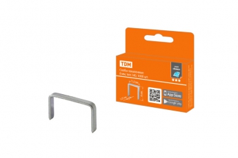 Скобы закаленные 8 мм, тип 140, 1000 шт, 