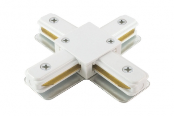 Коннектор для шинопровода осветительного Х-образный TLC-01-WH-X белый | SQ0369-0327 | TDM