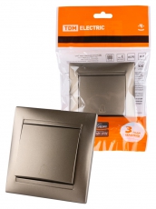 Кнопка звонковая 6А бронза 