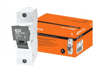 Держатель плавких вставок ДПВ 14х51 1П  | SQ0216-0004 | TDM