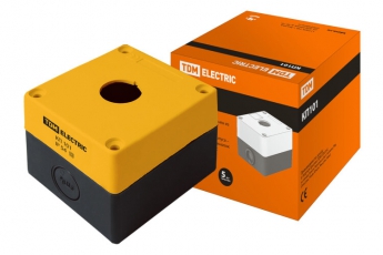 Корпус КП101 для кнопок 1место желтый  | SQ0705-0006 | TDM