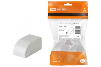 Заглушка кабельной трассы КМЗ 100x40 (2 шт./комп.) | SQ0411-0087 | TDM