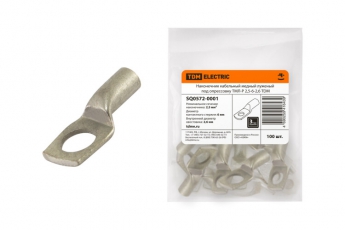 Наконечник кабельный медный луженый под опрессовку ТМЛ-Р 2,5-6-2,6 | SQ0572-0001 | TDM