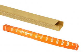 Кабель-канал 15х10 желтая сосна 3D (140м) | SQ0402-0602 | TDM