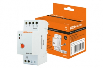 Фотореле ФРЛ-11 2-100Лк 20А DIN-рейка,  | SQ0324-0019 | TDM