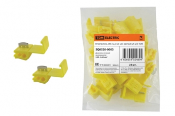 Ответвитель ОВ-3 2,5-6,0 мм2 желтый (25 шт)  | SQ0520-0003 | TDM
