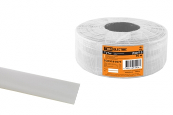 Термоусаживаемая трубка ТУТнг 30/15 белая (50 м/ролл)  | SQ0518-0078 | TDM