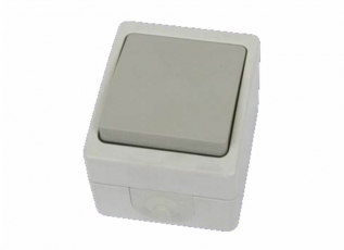 Переключатель на 2 направления 1-кл. открытой установки IP54 10А 