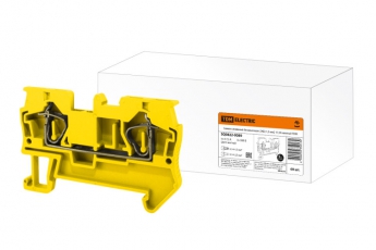 Зажим клеммный безвинтовой (ЗКБ) 1,5 мм2 17,5А желтый | SQ0822-0089 | TDM