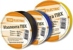 Изолента ПВХ 0,13*15мм Зеленая 20м  | SQ0526-0014 | TDM