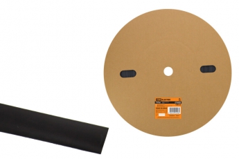 Термоусаживаемая трубка ТУТнг 16/8 черная (100 м/ролл)  | SQ0518-0042 | TDM