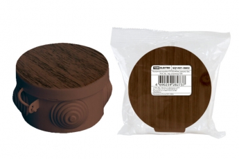 Коробка распределительная о/п D85х40мм, крышка, бук, IP54, 4вх. инд. Штрихкод | SQ1401-0602 | TDM