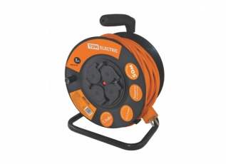 Удлинитель силовой УКз16-004  (IP44 4 места/40м ПВС 3х1,5) | SQ1301-0542 | TDM