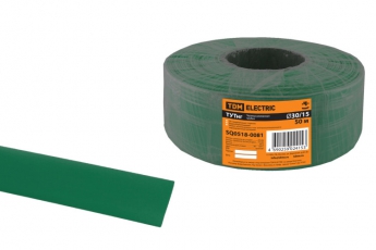 Термоусаживаемая трубка ТУТнг 30/15 зеленая (50 м/ролл)  | SQ0518-0081 | TDM