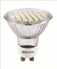 Лампа светодиодная LED 3Вт GU10 220В 4000К PAR16 SMD отражатель (рефлектор) | SQ0340-0027 | TDM
