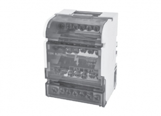Блок модульный распределительный на DIN-рейку МРБ-125 2П 125А 2х15 групп | SQ0823-0012 | TDM