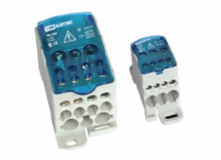 Блок распределительный на DIN-рейку РБ-250 1П 250А (1х120/2x35+5x16+4x10) | SQ0823-0004 | TDM