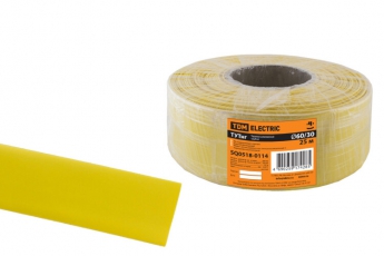 Термоусаживаемая трубка ТУТнг 60/30 желтая (25 м/ролл)  | SQ0518-0114 | TDM