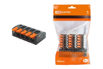 Соединительная клемма СК-615 (2,5мм2) (5 шт/упак) | SQ0527-0033 | TDM