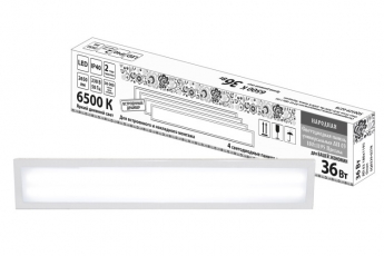 Светильник светодиодный универсальный ЛП 03 180х1195 Опал 19 мм 36 Вт 2650 Лм, 6500 К, белая, Народная | SQ0329-0278 | TDM