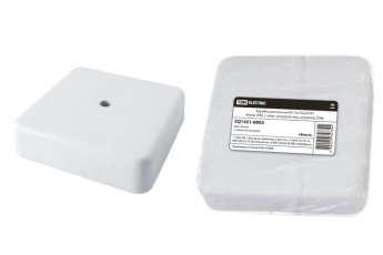 Коробка распределительная КР 75х75х20 о/п белая, IP40, с клем. колодкой, инд. штрихкод | SQ1401-0904 | TDM