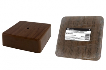 Коробка распределительная КР 100х100х44 о/п бук IP40, инд. штрихкод | SQ1401-0309 | TDM