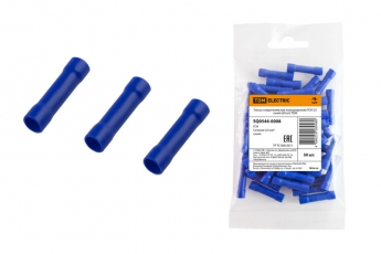 Гильза соединительная изолированная ГСИ 2,5 синяя (50 шт) | SQ0546-0008 | TDM