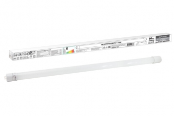 Лампа светодиодная НЛ-Т8-10 Вт-230 В-4000 К–G13, 600 мм, матовая, стекло, непов. Народная | SQ0340-1501 | TDM
