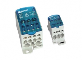 Блок распределительный на DIN-рейку РБ-125 1П 125А (1х35+1x16/6x16) | SQ0823-0002 | TDM