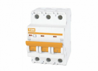 Выключатель автоматический трехполюсный ВА47-29 40А B 4,5кА | SQ0206-0046 | TDM