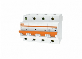 Выключатель автоматический четырехполюсный ВА47-100 20А C 10кА | SQ0207-0080 | TDM