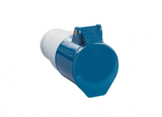 Розетка 223 переносная 2Р+РЕ 32А 220В IP44  | SQ0603-0015 | TDM