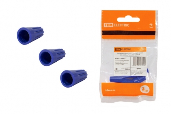 Соединительный изолирующий зажим СИЗ-2 4,5 мм2 синий (5 шт) | SQ0519-0027 | TDM