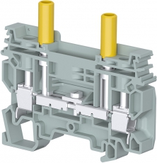 Клемма C6/8.шт1.IP20 винтовая, со скользящей перемычкой для тестовых цепей, 6 мм? с тестовыми гнездами диаметром 4 мм | 1SNL508311R0000 | TE