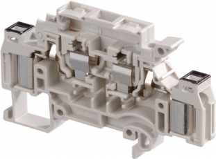 Клемма D2,5/8.SFT.ADO2 держатель предохранителя 5х20, 5х25 мм, тест. гнезда диам. 2 или 2,3 мм, ADO 2.5мм.кв., серый | 1SNA199184R1100 | TE