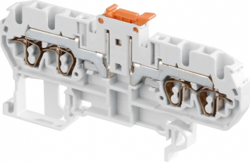 Клемма D2,5/5.SNBT.4L пруж. 2.5мм.кв. | 1SNA290133R2400 | TE