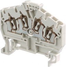 Клемма D2,5/5.I.4L пруж. 2.5мм.кв. серая | 1SNA399071R0200 | TE