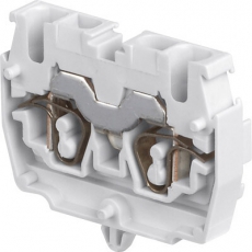 Клемма DH2,5/5.2L пруж. 2.5мм.кв. серая, монтаж ножки в плату | 1SNA290261R1400 | TE