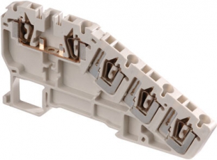 Клемма D2,5/5.C4.L для датчиков/исполн. устройств, 4-уровневая, пруж. 2.5мм.кв. серая | 1SNA290354R1100 | TE