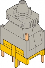 Разъем FIDE-2/4-2 для цепей расцепителя, с увеличенным кожухом, для установки контактов BRE-T, 2 ряда по 4 полюса | 1SNA166943R2700 | TE
